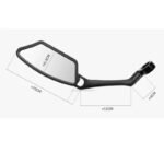 Rockbros right bicycle mirror 26210007002 black - Image 3