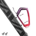 Rockbros RKL02 Aluminum Bottle Cage - Black and Red - Image 4