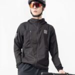 Rockbros TLWT002 ROAD TO SKY M Bicycle Windbreaker - Black - Image 5