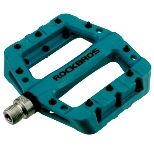 Rockbros turquoise platform bike pedals