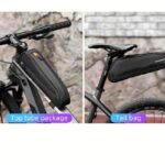 Rockbros two-piece bicycle frame bag - Image 5
