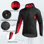 Rockbros Unisex Sports Winter Jacket Black 4XL - Image 2