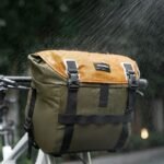 Rockbros W019 Handlebar Bike Bag 13.5-24L - Green-Orange - Image 7
