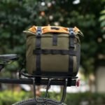 Rockbros W019 Handlebar Bike Bag 13.5-24L - Green-Orange - Image 8