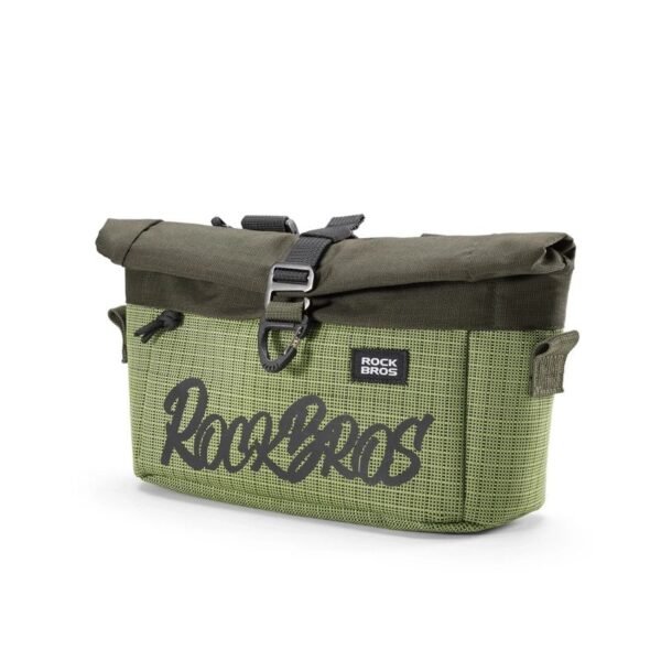 Rockbros W020-1 Foldable Handlebar Bicycle Bag - Green