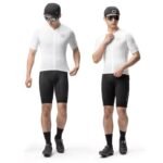Rockbros YDDX011 Diamond Short Sleeve Cycling Jersey Size L - White - Image 2