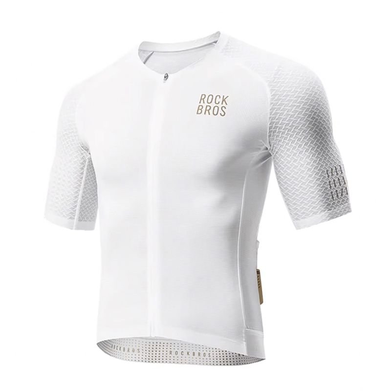 lupin-wear-ca-rockbros-yddx011-diamond-short-sleeve-cycling-jersey-size-xl-white-2397860 Rockbros YDDX011 Diamond Short Sleeve Cycling Jersey Size XL - White - Image 1