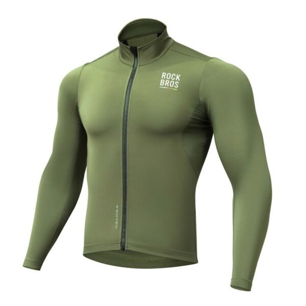 Rockbrs TLWT001 ROAD TO SKY cycling sweatshirt, windproof, insulated, S - green