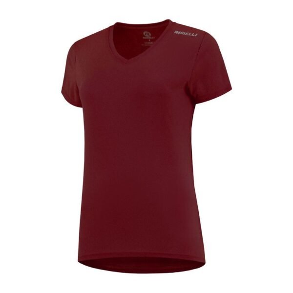 Rogelli womens T-shirt PROMO burgundy M