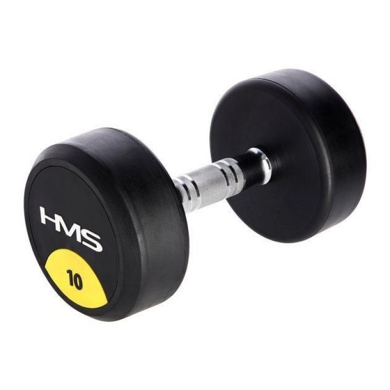 lupin-wear-ca-rubber-coated-dumbbell-10kg-hms-hg-pro-10-1565250 Rubber-coated dumbbell 10kg HMS HG PRO 10 - Image 1
