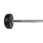 Rubber-coated fixed barbell/bar 35 kg HMS GSG35 - Image 2