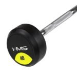 Rubberized GSL-40 40 KG HMS Fixed Barbell/Curl Bar - Image 5