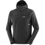 Salomon Sense Aero Hybrid Half Zip Hooded LC2429600 Black L