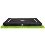 Salta Premium Ground Trampoline - 214x305cm - Black