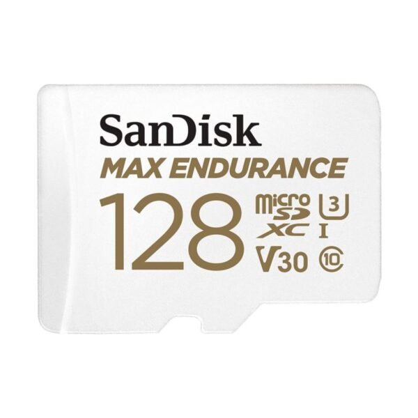 SANDISK MAX ENDURANCE microSDXC CARD 128GB with adapter