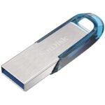 SANDISK USB 3.0 ULTRA FLAIR DRIVE 128GB BLUE 150MB/s - Image 4