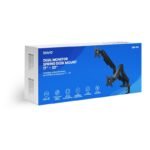 SAVIO DOUBLE DESK MOUNT FOR MONITORS 17"-32" 2X 2-9 KG ON SPRING UM-04 - Image 5