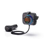 SAVIO TR-14 CAR FM TRANSMITTER WITH BLUETOOTH AND CHARGER, QUICK CHARGE 3.0 AND POWER DELIVERY, NOISE REDUCER