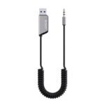 SAVIO TRANSMITER AUX, USB, BLUETOOTH 5.3, HANDS-FREE FUNCTION, TR-16