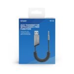 SAVIO TRANSMITER AUX, USB, BLUETOOTH 5.3, HANDS-FREE FUNCTION, TR-16 - Image 7