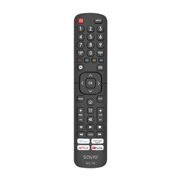 SAVIO UNIVERSAL REMOTE CONTROL/REPLACEMENT FOR HISENSE TV - SMART TV RC-14