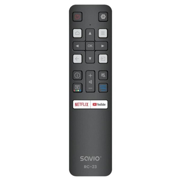 SAVIO UNIVERSAL REMOTE CONTROL/REPLACEMENT FOR TCL-SMART TV RC-23