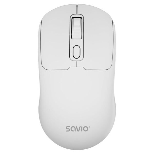 SAVIO WIRELESS MOUSE BT 2.4 GHZ WHITE MB-05