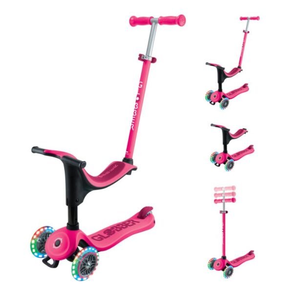 Scooter with seat GO•UP SPORTY LIGHTS (452-610-4 S)