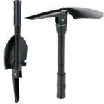 SHOVEL PICKAXE SURVIVAL FOLDING SHOVEL IN A 4-IN-1 CASE