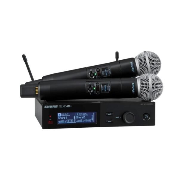 Shure SLXD24D+E/58-G65 - Dual Wireless System with SM58 Capsules