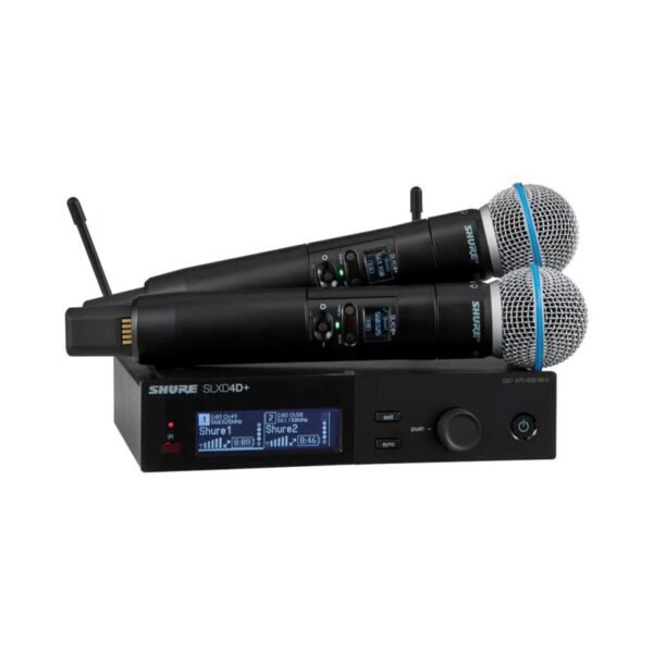 Shure SLXD24D+E/B58-G65 - Dual Wireless System with Beta 58 Capsules
