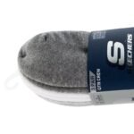 Skechers 3pk Mens Qtr Colorbloc Socks S118998-GRY Gray 43-46 - Image 2