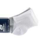 Skechers 3pk Mens Qtr Colorbloc Socks S118998-GRY Gray 43-46 - Image 3