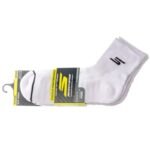 Skechers 3pk Mens Qtr Prem Basic Socks S119050H-WHT White 43-46 - Image 3