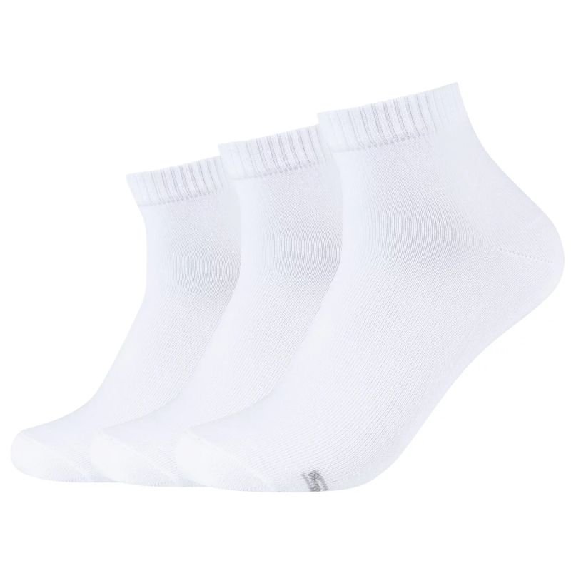lupin-wear-ca-skechers-3ppk-basic-quarter-socks-sk42004-1000-white-39-42-1653145 Skechers 3PPK Basic Quarter Socks SK42004-1000 White 39-42 - Image 1