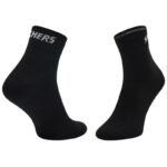 Skechers 3PPK Unisex Mesh Ventilation Quarter Socks SK42017-9999 Black 35-38 - Image 2