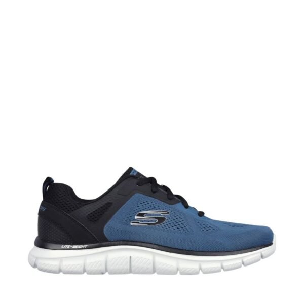 Skechers Track Broader Mens Shoes Blue 232698 BLBK