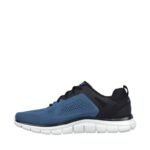 Skechers Track Broader Mens Shoes Blue 232698 BLBK - Image 4