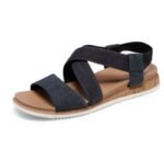 Skechers Womens Sandals DESERT KISS LOW 114705 BLK - Image 2