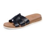 Skechers womens sandals DESERT KISS LOW PEAK LOOK 114707 BLK