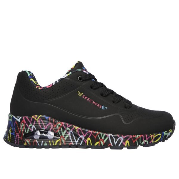 Skechers womens shoes UNO LOVING LOVE 155506 BBK
