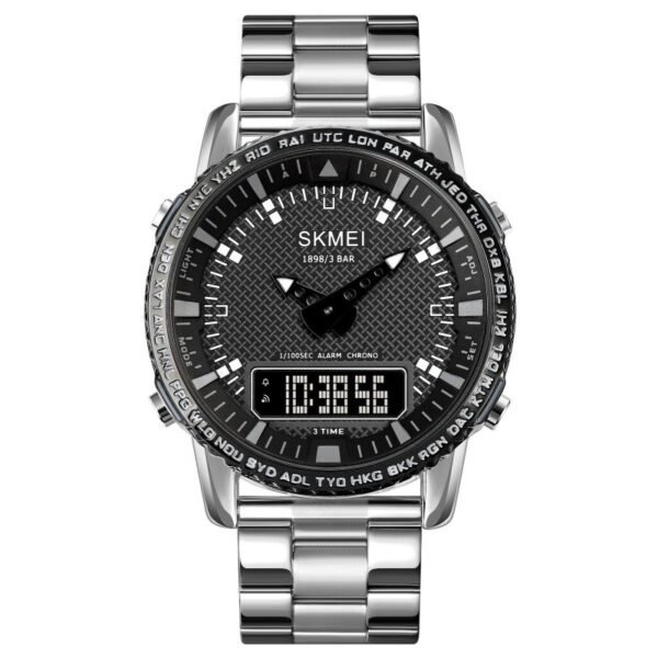 Skmei 1898SIBK Mens Watch + BOX