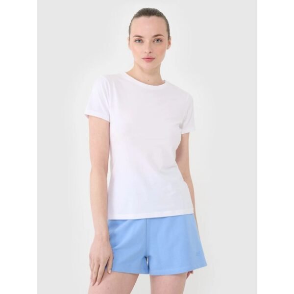 Slim plain womens T-shirt 4F 4FWMM00TTSHF2673-10S