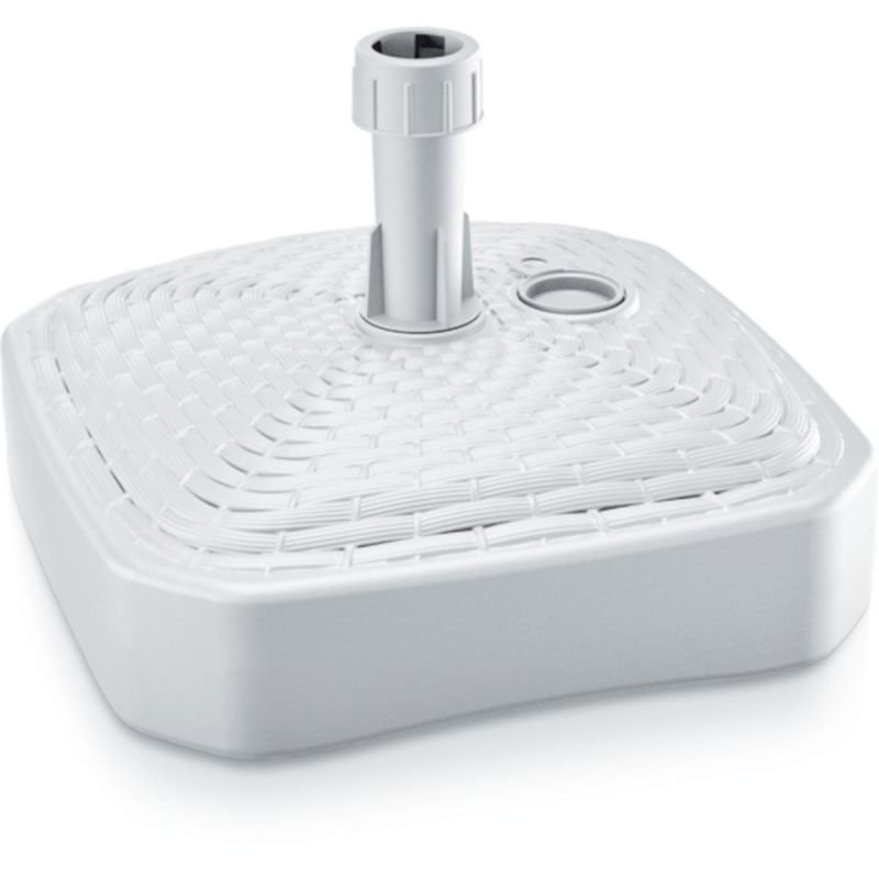 lupin-wear-ca-square-umbrella-base-rattan-white-1843180 SQUARE UMBRELLA BASE RATTAN WHITE - Image 1