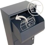 Standing courier parcel box 23x41x75cm 1068732 - Image 5