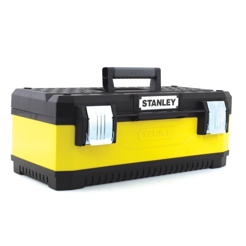 lupin-wear-ca-stanley-1-95-612-tool-box-metal-plastic-black-yellow-2731985 Stanley 1-95-612 Tool Box Metal, Plastic Black, Yellow - Image 1