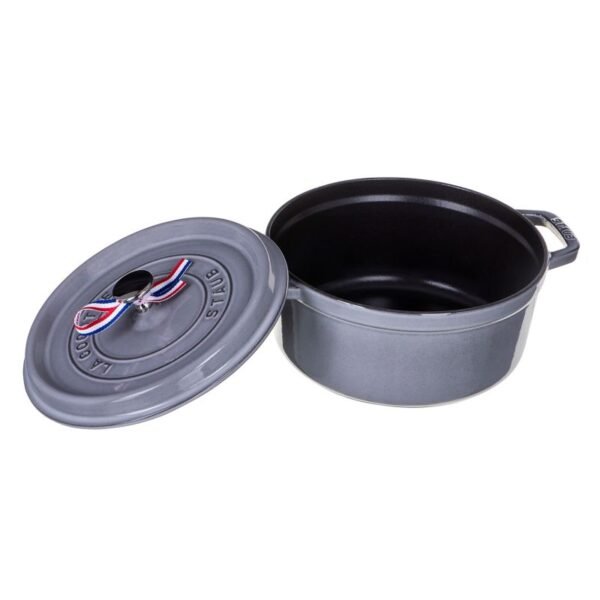 STAUB Round cast iron pot 40500-246-0 3.8l graphite
