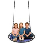 STORKS NEST GARDEN SWING 120CM BLUE - Image 3