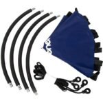 STORKS NEST GARDEN SWING 120CM BLUE - Image 7