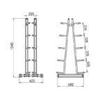 STR41 COMMERCIAL HMS MEDICINE BALL STAND - Image 4